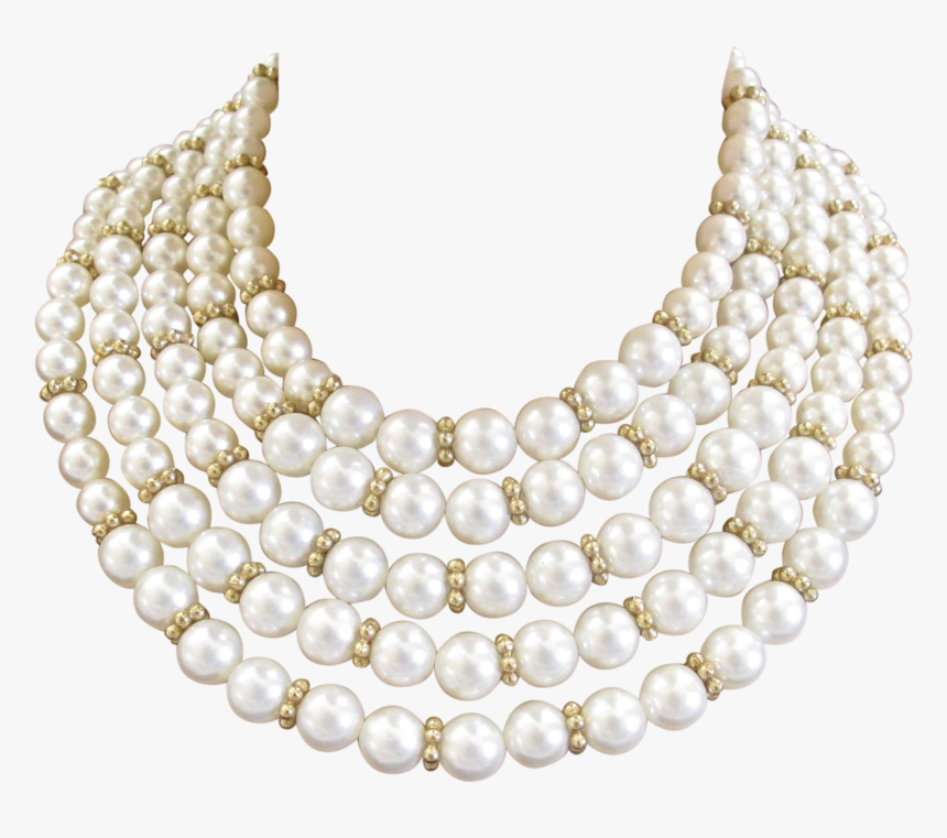 Transparent Pearl Necklace Png, Png Download, Free Download