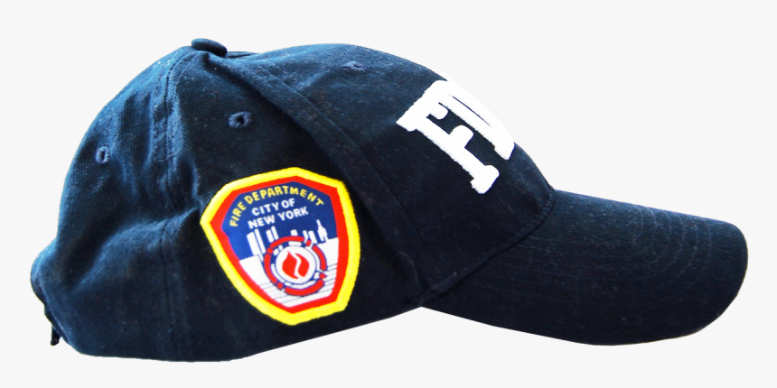 Fdny Adults Navy Hat With White Front And Emblem Side - Fdny, HD Png Download, Free Download