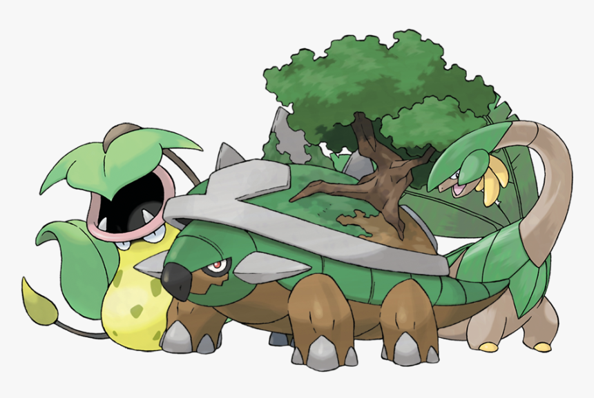 Top 3 Grass , - Pokemon Torterra, HD Png Download, Free Download