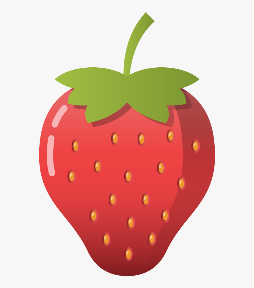 Strawberry Aedmaasikas Cartoon - Cartoon Strawberry Transparent, HD Png Download, Free Download