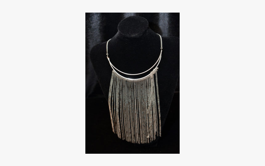 Image Of Choker Necklace/hanging Chains & Earrings - Chain, HD Png Download, Free Download
