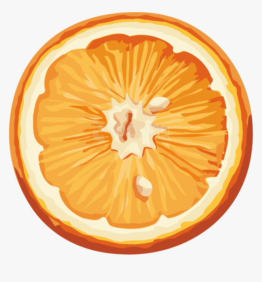 Mandarin Food,clip Art,valencia Orange,pomelo - Апельсин Рисунок На Прозрачном Фоне, HD Png Download, Free Download