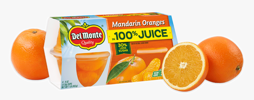 Mandarin Oranges, Fruit Cup® Snacks - Del Monte, HD Png Download, Free Download