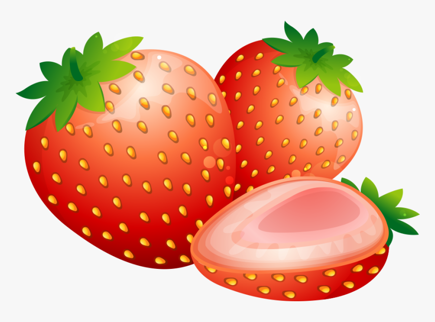 Vector Royalty Free Library Strawberry Fruit Aedmaasikas - Strawberry, HD Png Download, Free Download
