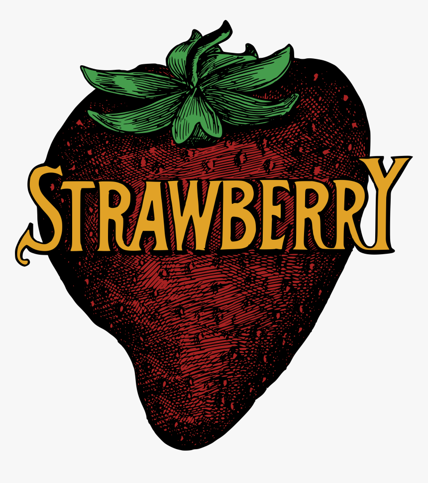 Text Clip Arts - Strawberry, HD Png Download, Free Download