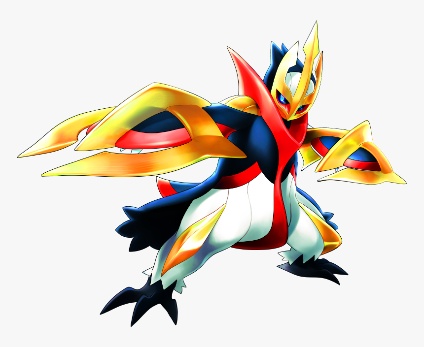 Shiny Mega Empoleon Pokédex - Pokemon Mega Empoleon, HD Png Download, Free Download