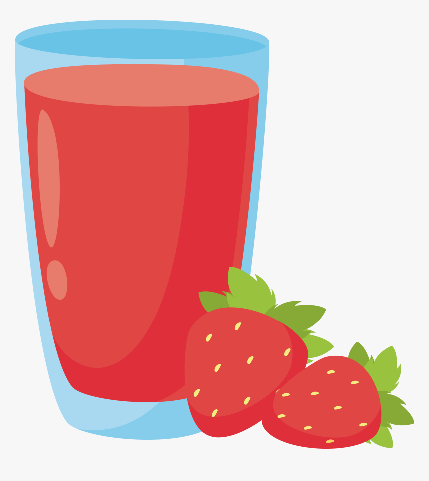 Transparent Apple Clip Art Png - Strawberry Juice Images Clipart, Png Download, Free Download