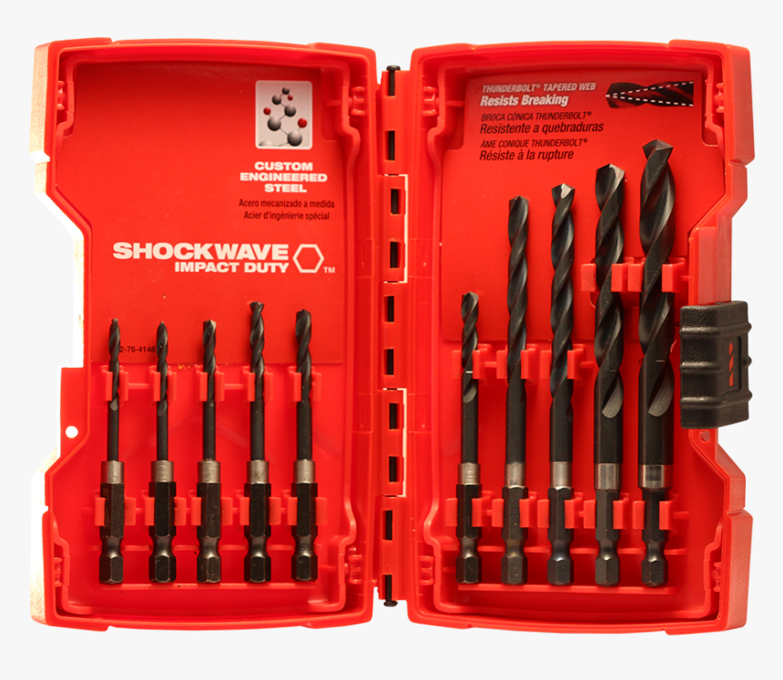 Shockwave™ Impact Duty™ Hex Drive Drill Bit Set 10pc - Screw Extractor, HD Png Download, Free Download