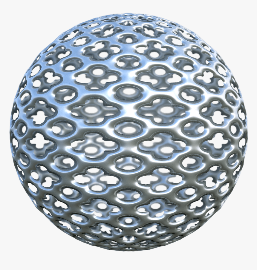 Seamless Metal Mesh Texture - Sphere, HD Png Download, Free Download