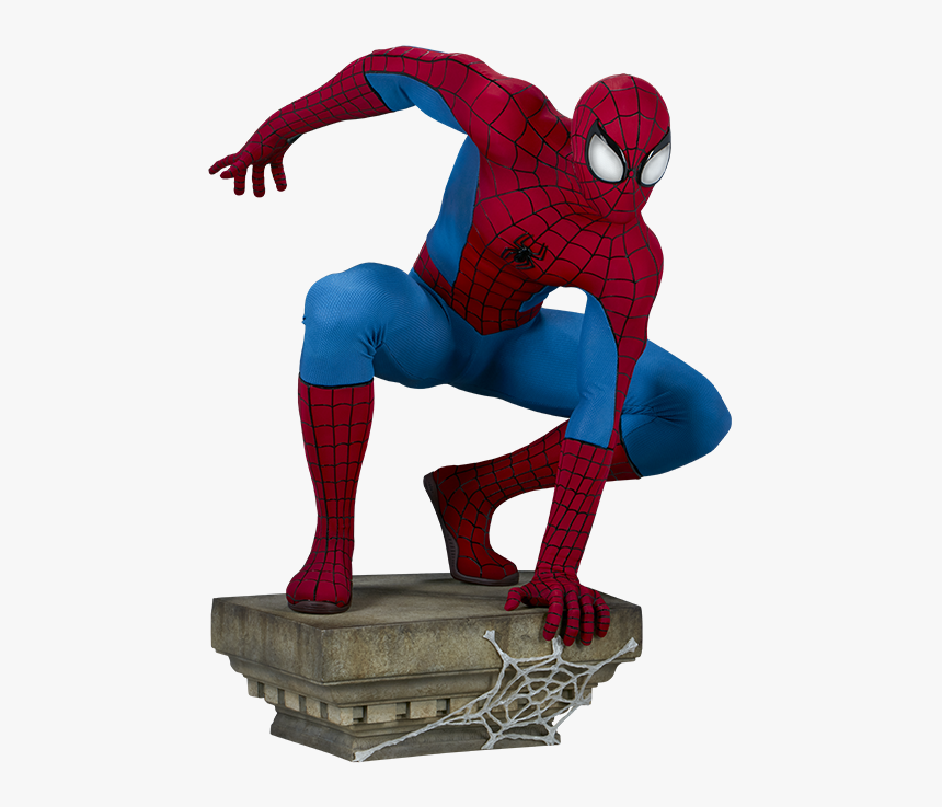Spider-man Statue By Sideshow Collectibles - Sideshow Legendary Scale Spiderman, HD Png Download, Free Download