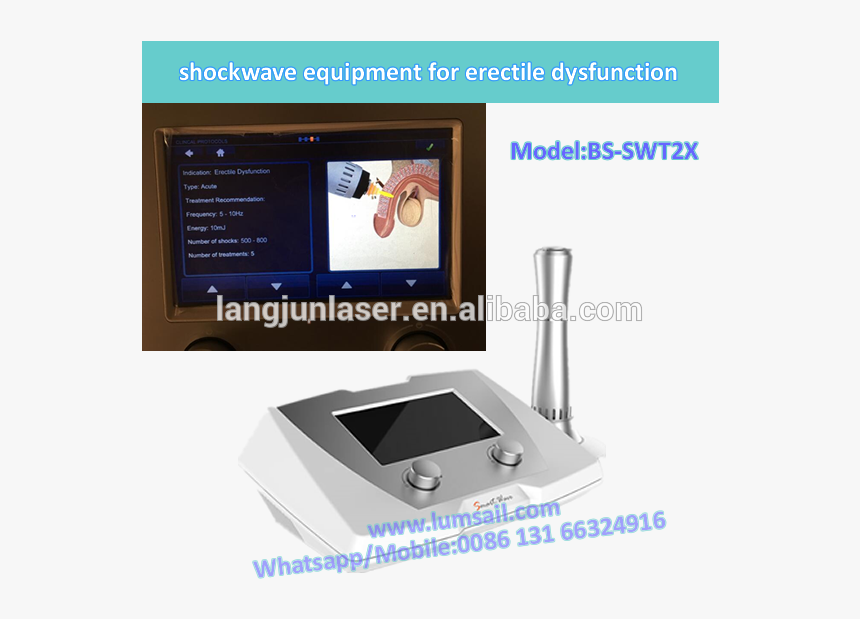 Low Intensity Shock Wave For Ed/ Edswt Erectile Dysfunction - Gadget, HD Png Download, Free Download