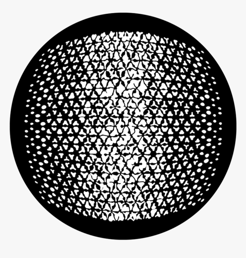 Apollo Design 6157 Lampshade B&w Superresolution Glass - Polka Dot, HD Png Download, Free Download