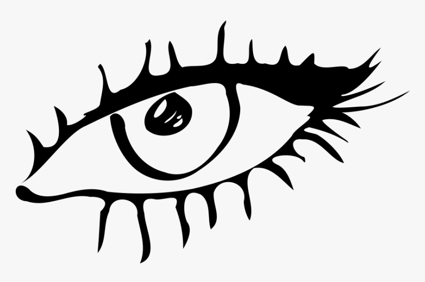 Eye Svg Clip Arts - Scary Eye Clipart Black And White, HD Png Download, Free Download