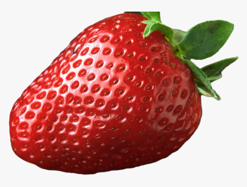 Download Strawberry Transparent - Ripe Strawberry Clipart, HD Png Download, Free Download