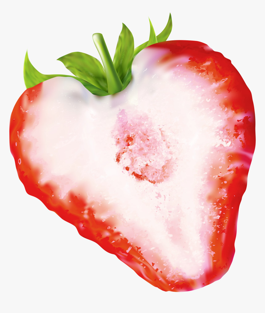 Half Strawberry Png Clip Art - Cherry Tomatoes, Transparent Png, Free Download