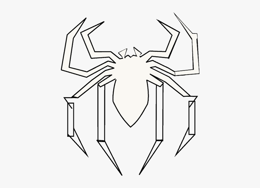 Spider Man Web Drawing, HD Png Download, Free Download