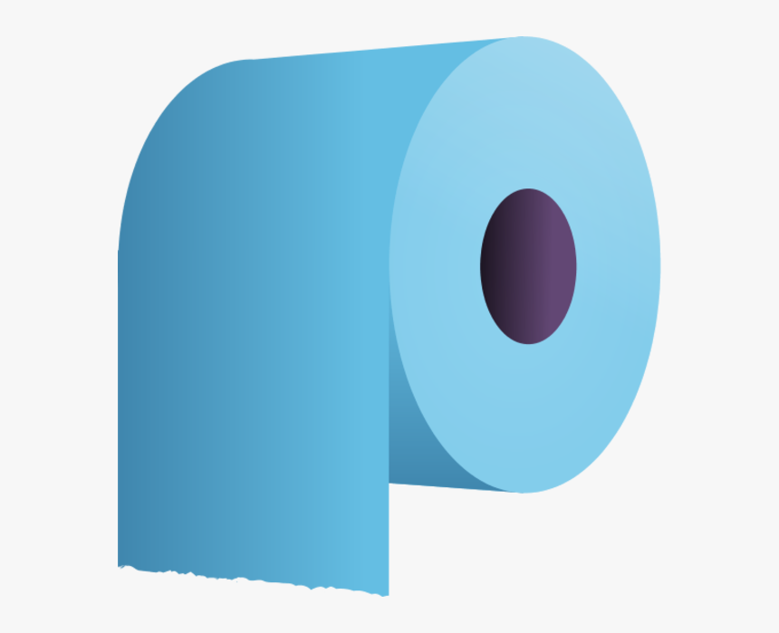 Toilet Paper Clipart Png - Blue Paper Towel Clipart, Transparent Png, Free Download