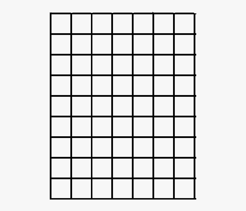 Graph Paper Clipart - Draw A Line From Start To Finish You Must Use Every, HD Png Download, Free Download