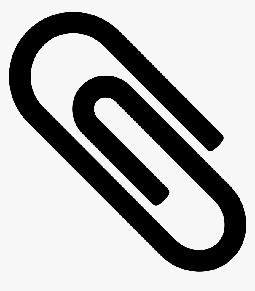 Paper Clip Font Awesome - Attachment Icon Font Awesome, HD Png Download, Free Download