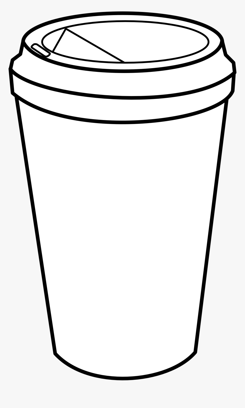 Coffee Clipart - Go Cup Of Coffee Drawing, HD Png Download, Free Download