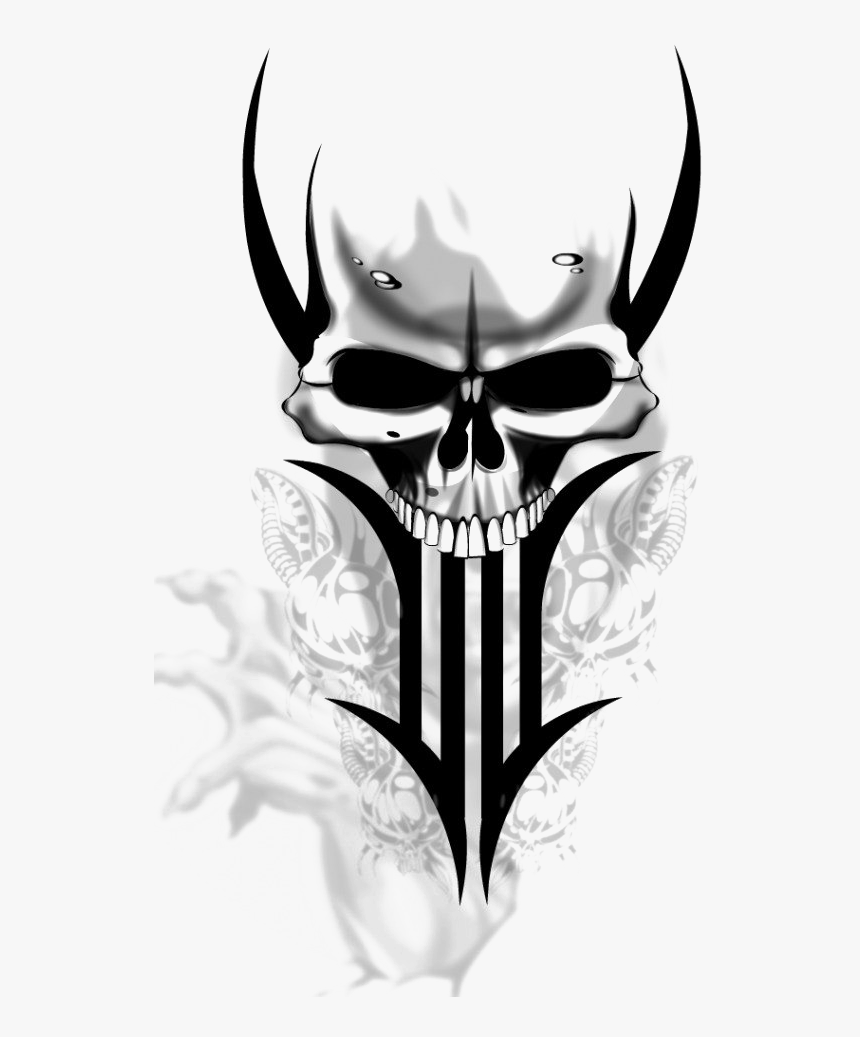 Transparent Transparent Skull Png - Transparent Skull Tattoo Png, Png Download, Free Download