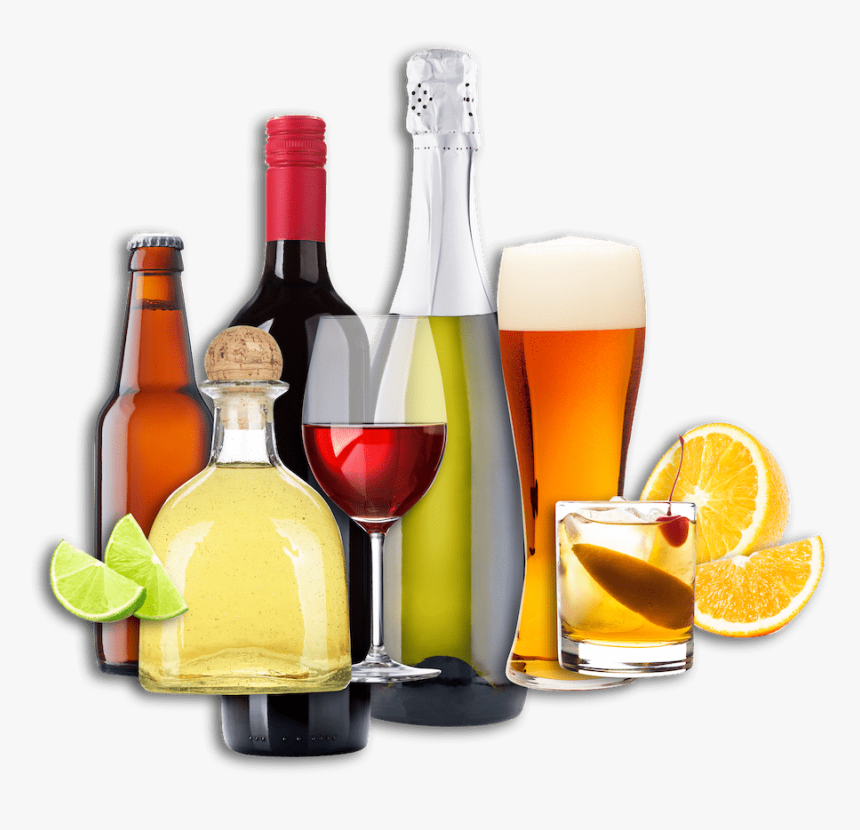 Display Of Various Types Of Alcohols - Alcoholic Drinks Png, Transparent Png, Free Download