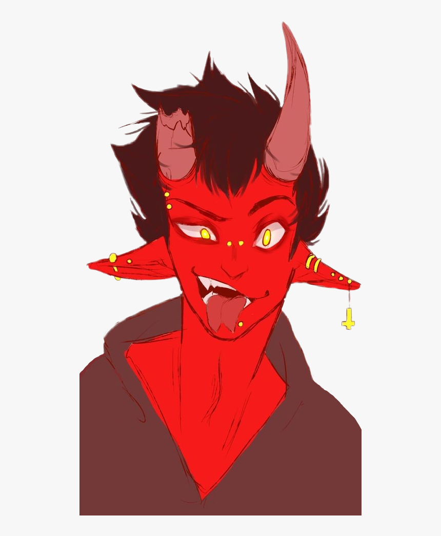 #anime #otaku #animeboy #demon #evil #satan #red #horns - Monster Prom Damien La Vey, HD Png Download, Free Download