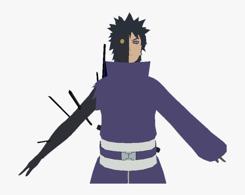 Transparent Obito Png - Obito Half Black Zetsu, Png Download, Free Download