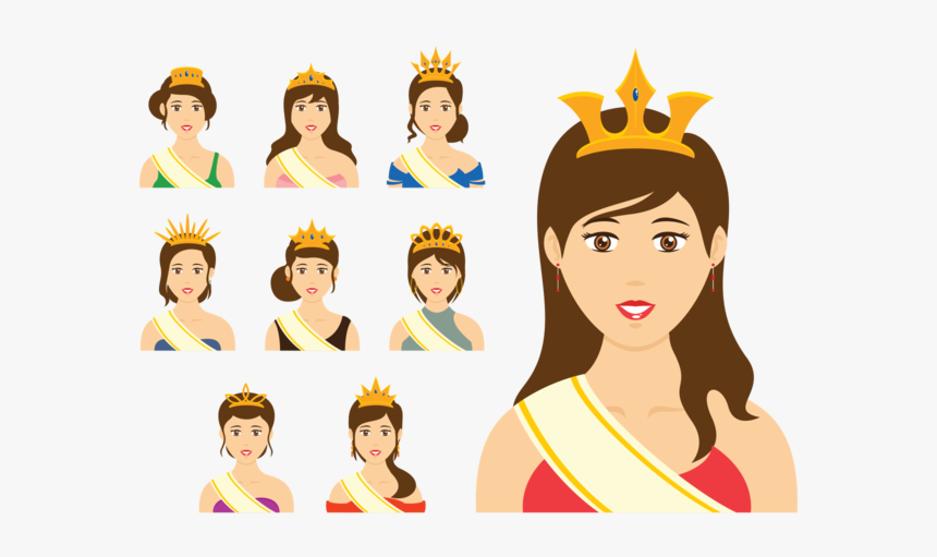 Página Queen Queen Vector - Vector Image Of Queen, HD Png Download, Free Download