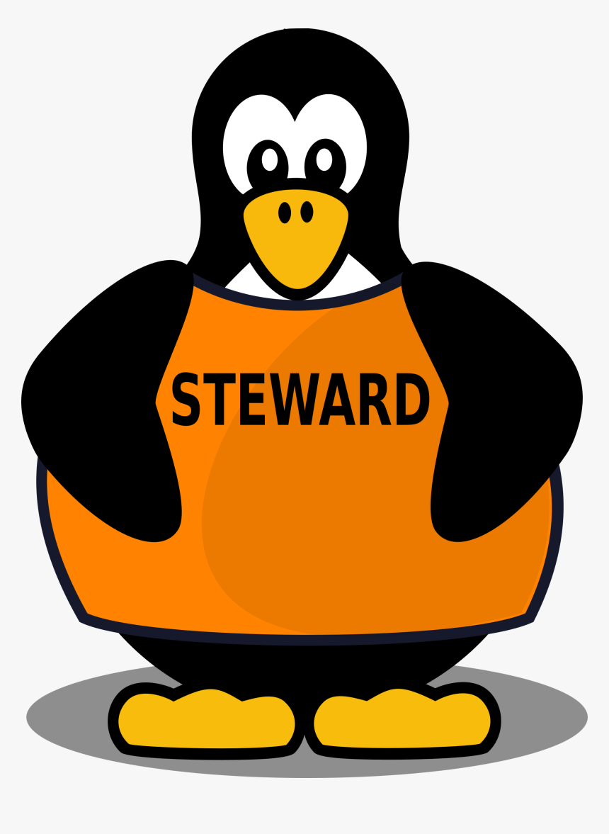 Steward Penguin Clip Arts - Steward Penguin, HD Png Download, Free Download