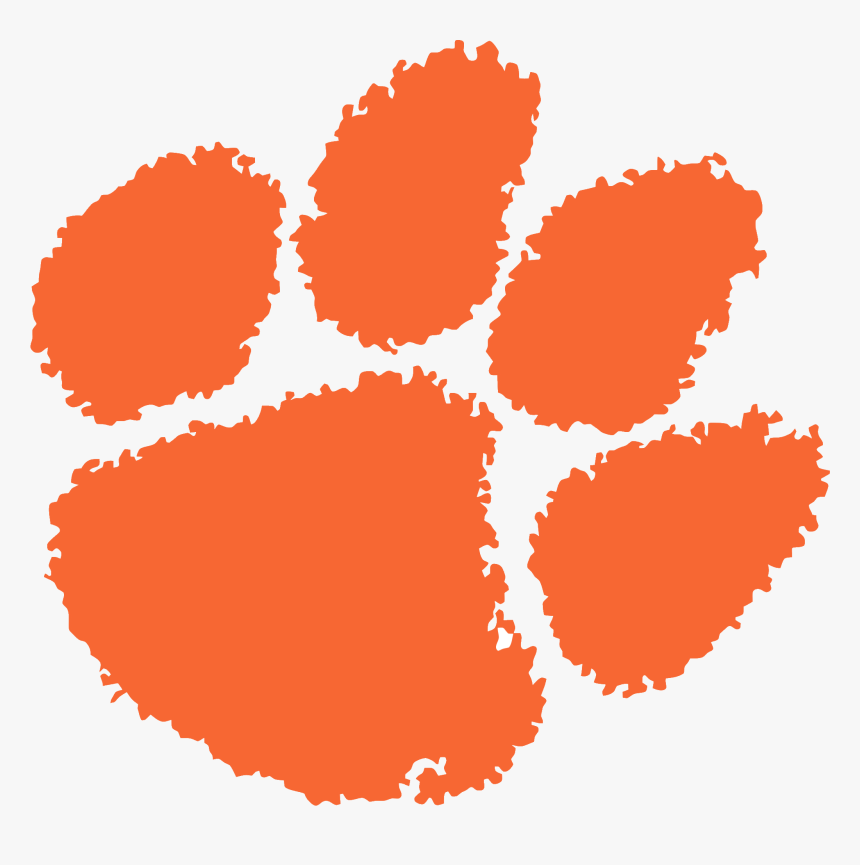 Clemson University Tiger Paw Logo - Clip Art Clemson Tiger Paw, HD Png Download, Free Download