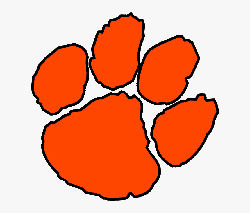 Clip Art Clemson Paw Print, HD Png Download, Free Download