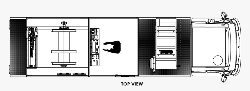 Truck Top View Png, Transparent Png, Free Download