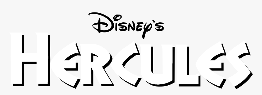 Disney"s Hercules Logo Black And White, HD Png Download, Free Download