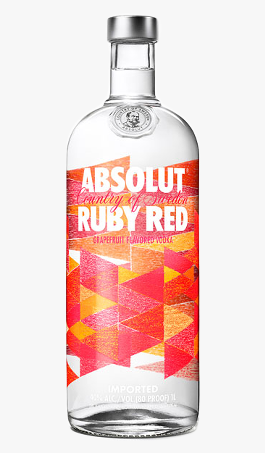 Absolut Ruby Red 1 Ltr, HD Png Download, Free Download