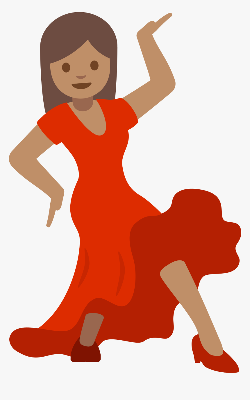 Whatsapp Dancing Girl Emoji , Png Download, Transparent Png, Free Download