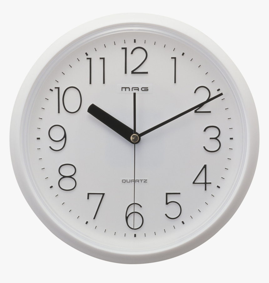 White Clock Png, Transparent Png, Free Download