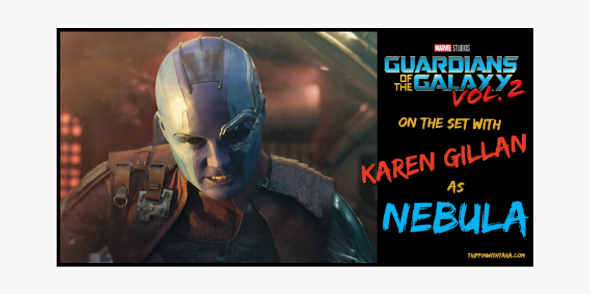 Karen Gillan As Nebula On The Set Of Guardians Of The, HD Png Download, Free Download
