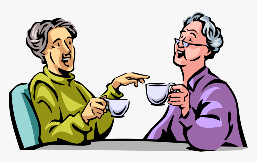Vector Illustration Of Retired Elderly Senior Citizens, HD Png Download, Free Download
