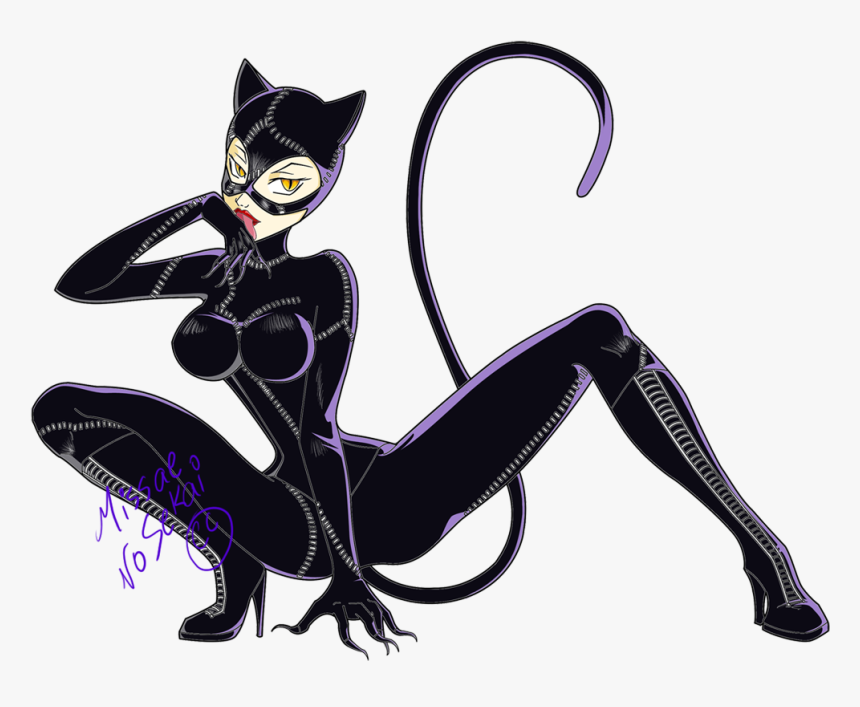 Catwoman Iron-on Comics Art, HD Png Download, Free Download