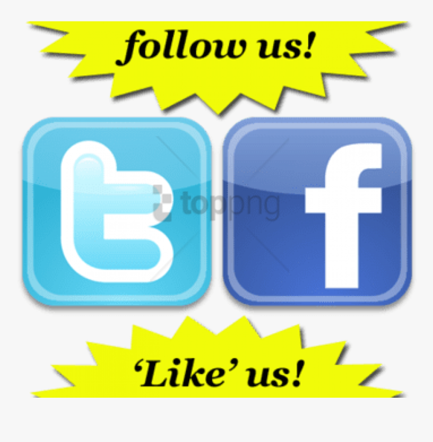 Logo Twitter Facebook Png, Transparent Png, Free Download