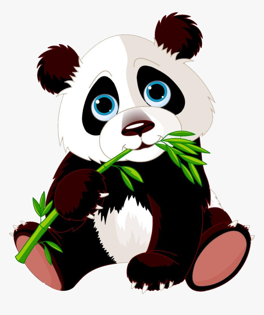 Giant Panda Bear Red Panda Cartoon, HD Png Download, Free Download