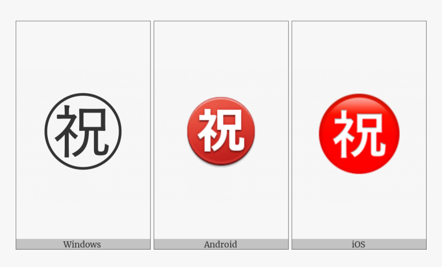 Circled Ideograph Congratulation On Various Operating, HD Png Download, Free Download