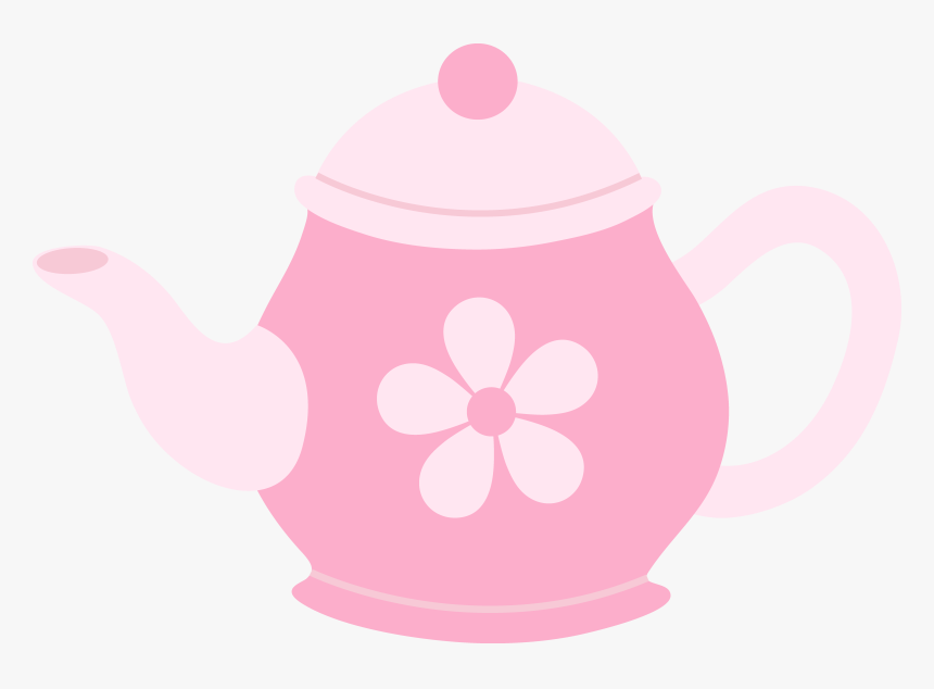Pink Teapot With Flower, HD Png Download, Free Download