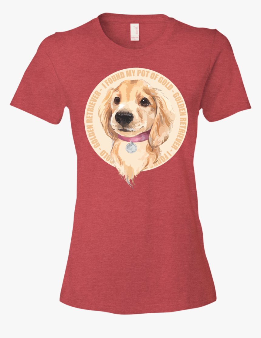 Golden Retriever Design Women"s, HD Png Download, Free Download