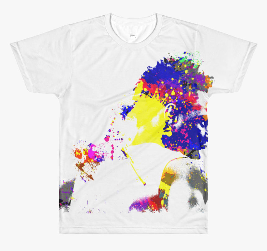 Focused Athlete Multi Colored Splatter Effect, Short, HD Png Download, Free Download