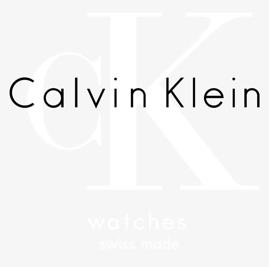 Calvin Klein Watches Logo Black And White, HD Png Download, Free Download