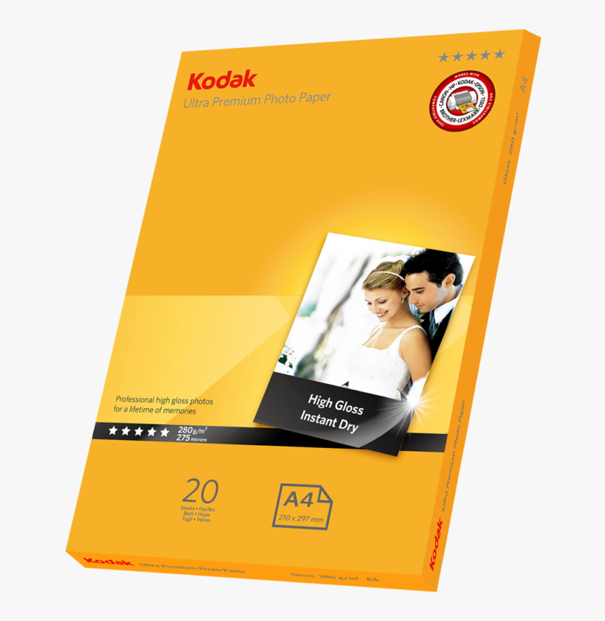 Kodak A4 Inkjet Photo Paper, HD Png Download, Free Download