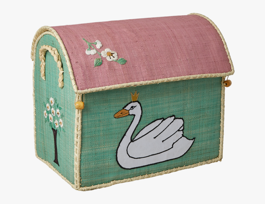 Small Ugly Duckling Story Themed Raffia Toy Storage, HD Png Download, Free Download