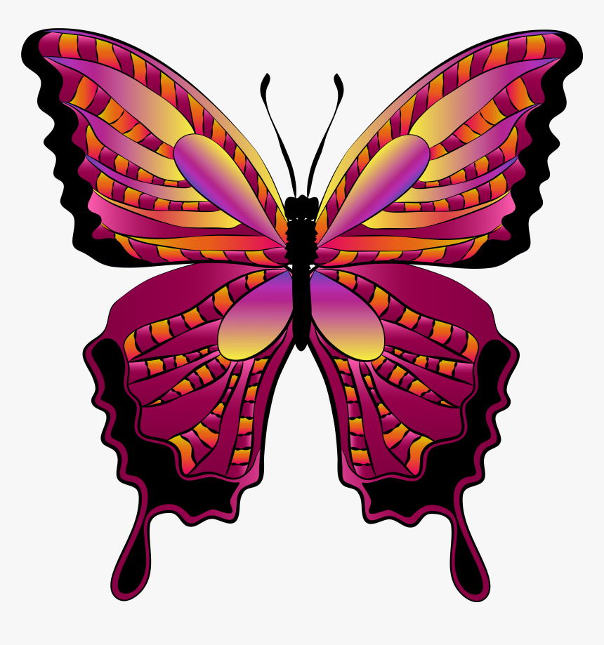 Butterfly Red Clipart Image Gallery High-quality Transparent, HD Png Download, Free Download